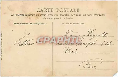 Côte d'Emeraude - Arredores de Saint-Malo - O Forte Lalatte, O Donjon — Verso