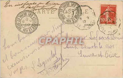 Environs de Badonviller e de Celles — La Roche (Belle-Marie) — G. Thoma, 1909 — Verso
