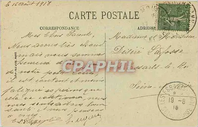 Nemours — O Lago Picarneau — Verso