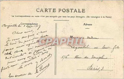 Ao redor de PONTARLIER — Floresta da JOUX — Pinheiro PRÉSIDENT — Foto Pluvinage — Verso