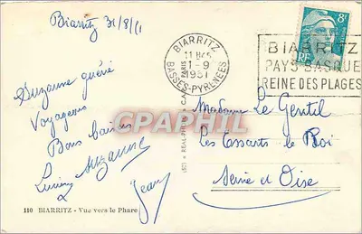Biarritz — Widok ku Molo — Kap — Rewers