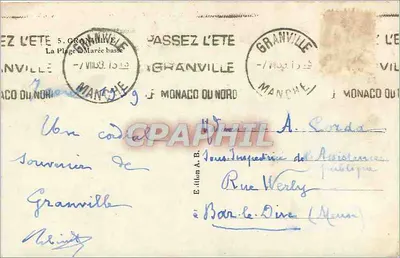 Granville — A Praia com Maré Baixa — Editora Emma — Verso