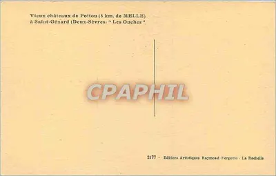 Les Ouches — Saint-Génard (Deux-Sèvres) — Éditions Artistiques Raymond Pergévin — Rewers