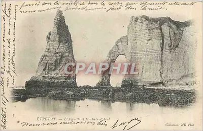 ÉTRETAT — A Agulha e a Porta de Aval — Coleções ND Phot
