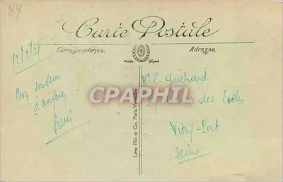 Avignon — Katedra i Pałac Papieski — Lévy Fils, Paryż-Wersal — Rewers