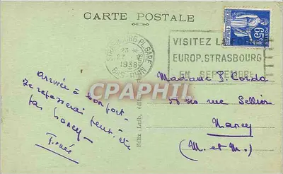 Strasbourg — Widok z Placu Republiki — wydawca Félix Lüb, nr 23 — Rewers