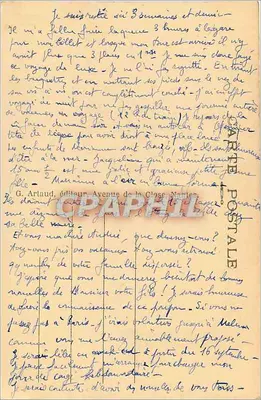PORT-MANECH (Finistère) — Os rochedos da costa selvagem — Edição Douvrilazet, n°26 — Verso