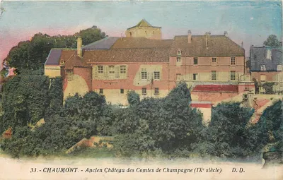 Chaumont - Velho Castelo dos Condes da Champagne (século IX) - D.D.