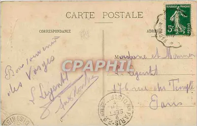 Vale de CELLES (Vosges) — Vista geral da Méneille — G. Thunès, editor em Gellines — Verso