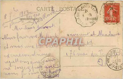 Pierre-Percée (Meurthe-et-Moselle) — Wieża Zamku — G. Thomas, wydawca, w Collée-sur-Plaine — Rewers