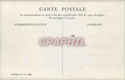 Savoie. Chamonix — Morze lodowe widziane z Flégère — Agenda P.L.M. 1922 — Rewers