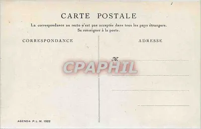 Calanches de Piana — Korsyka — Agenda P.L.M. 1922 — Rewers