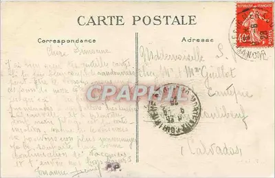 Deauville - A Praia das Flores — Conjunto dos Jardins, visto do Cassino — G. F. Le Haye, n° 463 — Verso