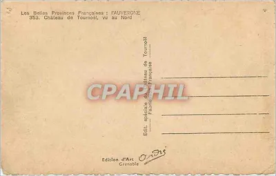 Château de Tournœil — vu au Nord — Édition d'Art Grenoble — Reverso