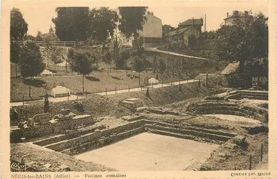 Néris-les-Bains (Allier) — Piscinas romanas — Combier Imp. Macon