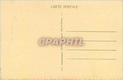 Riom — Cour e escada de entrada da Renascença perto da Torre da Hora — Gonettefangues — Verso