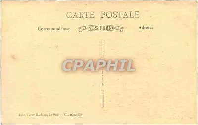 Le Puy (Haute-Loire) — Tour Pannessac e Boulevard Carnot — Édit. Verot-Mathien — Verso