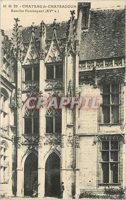 Castelo de Châteaudun — Escada flamengas (século XV) — M.G. 29