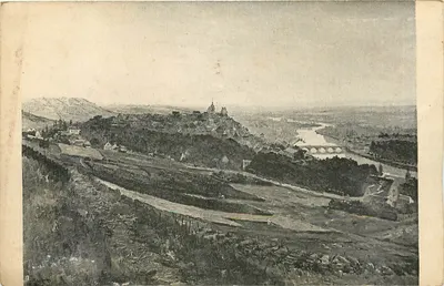 Joigny — vista panorâmica — segundo o quadro de Théodore C. Balké