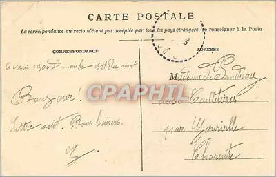 Igreja da Madeleine — Paris — Desenho à Caneta — Verso