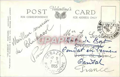 Promenade Gardens, Blackpool, N.S. — vista panorâmica — Valesque & Sons, Ltd. n°212685 — Verso