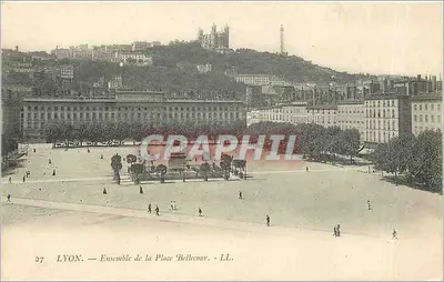 LYON — Conjunto da Place Bellecour — LL.