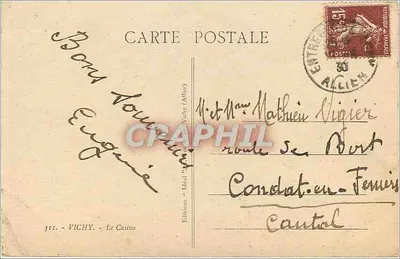 Vichy - Kasyno — Wydawnictwo 'Idéal' (Aline) — nr 311 — Rewers