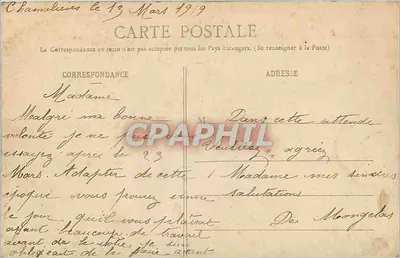Maintenon (Eure-et-Loir) — Zamek, strona południowa — Wydawca E.P. nr 1010 — Rewers