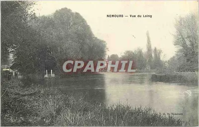 Nemours — Vista do Loing — H. D. Nemours