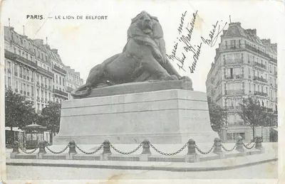 Paryż — Lwia Belfort — H. Duba