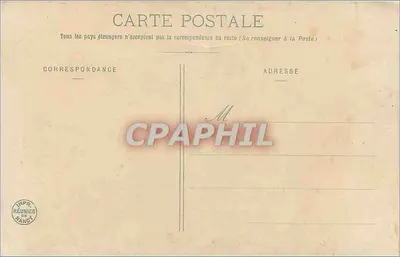 Mulher com cesta de flores — Bon Souvenir — Imprimerie Réunies de France — Verso