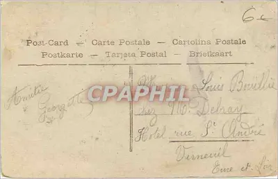 Mulher e criança — 'Ano Feliz' — editor desconhecido, n° 4369 — Verso