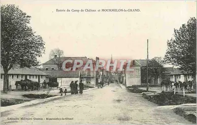 Entrada do Campo de Châlons e MOURMELON-LE-GRAND — Livraria Militar Guérin - Mourmelon-le-Grand