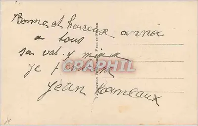 Dziewczynka w fioletowej sukience — rok 1907 — E.K. 1907 — Rewers