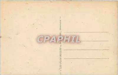 Au SALÈVE — Na wierzchu jaskini Orjobet — seria 1170 — Rewers