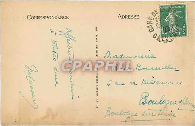 Lisieux — Widok na miasto przez jabłonie — LL — Rewers