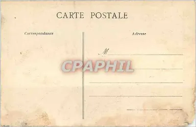 Château d'Hondancourç — vue du parc avec étang et groupes de personnes — éditeur imprimeur non visible — Verso
