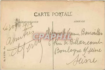 Côte d'Azur — Antibes — Widok ogólny — BLD, nr 474 — Rewers