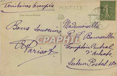 Lons-le-Saunier (Jura) — Estátua de Rouget de l'Isle — C.L.S. n°14 — Verso