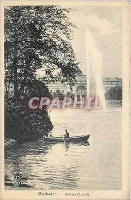 Wiesbaden — Kurhaus-Parkseite — Verlag Emil Naumann, No. 125