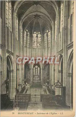Montereau - Interior da Igreja - L.L. n°26