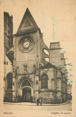 Melun. A Igreja de Saint-Aspais — editor L.A.P. n° LL.82
