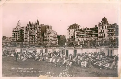 Blankenberge — Vista da Praia — Editor Réal Phot, n° 576