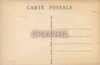 Vence (A.-M.) — Puerta de la Catedral — RM — Editor Rosan y Muntiér, Niza — Reverso