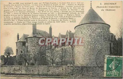 Castelo de Dourdan — Notícia histórica — La Berniède