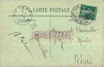 PierreFonds — Widok ogólny (Strona Południowo-Zachodnia Zamku) — LL. n°40 — Rewers