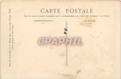 Gerbéviller — Uma rua em ruínas — Ed. Pays de France — Verso