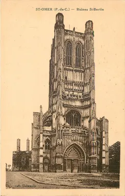 ST-OMER (P.-de-C.) — Ruínas de St-Bertin — coltk Delwaullie