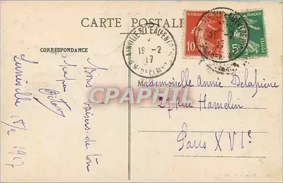 Lunéville — Os Bosquetes e o Castelo — Foto P. R. 13, Praça da Igreja — Verso