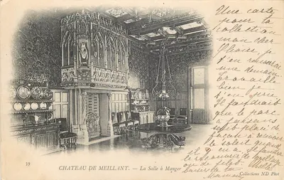 Castelo de Meillant — A Sala de Jantar — Coleções ND Fot n°39